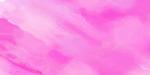 Fototapeta premium Pink ink and watercolor textures on white paper background. Paint leaks and ombre effects. Hand painted abstract vector illustration. Pink watercolor ombre leaks and splashes texture on paper. 