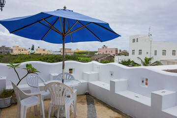 Greece style building in Penghu island