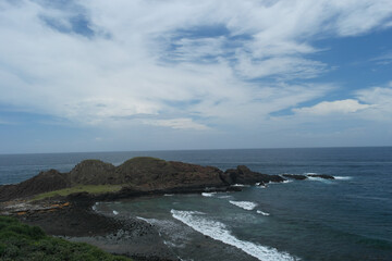 Overcast landscape of the Penghu Island