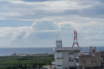 Sunny landscape of the Penghu Island