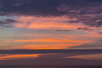 Fototapeta na wymiar Sunset beautiful landscape at Penghu island