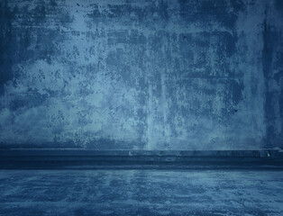 blue concrete background