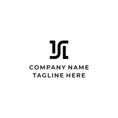 letter HS logo design concept 