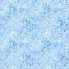 Seamless texture  Watercolor background abstract paper blue clouds sky fly air snow ice winter snowflakes