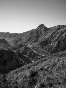 Black And White Mulholland Highway