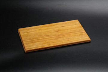 Wooden board for kitchen isolated