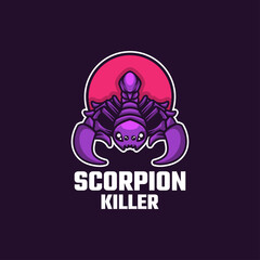 Illustration vector graphic of Scorpion Killer, good for logo design