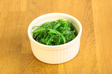 Japanese traditional seaweed salad Chukka