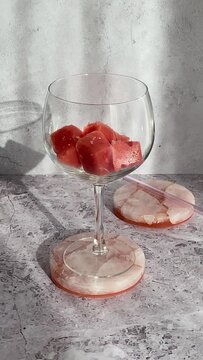 Watermelon Rose Cocktail