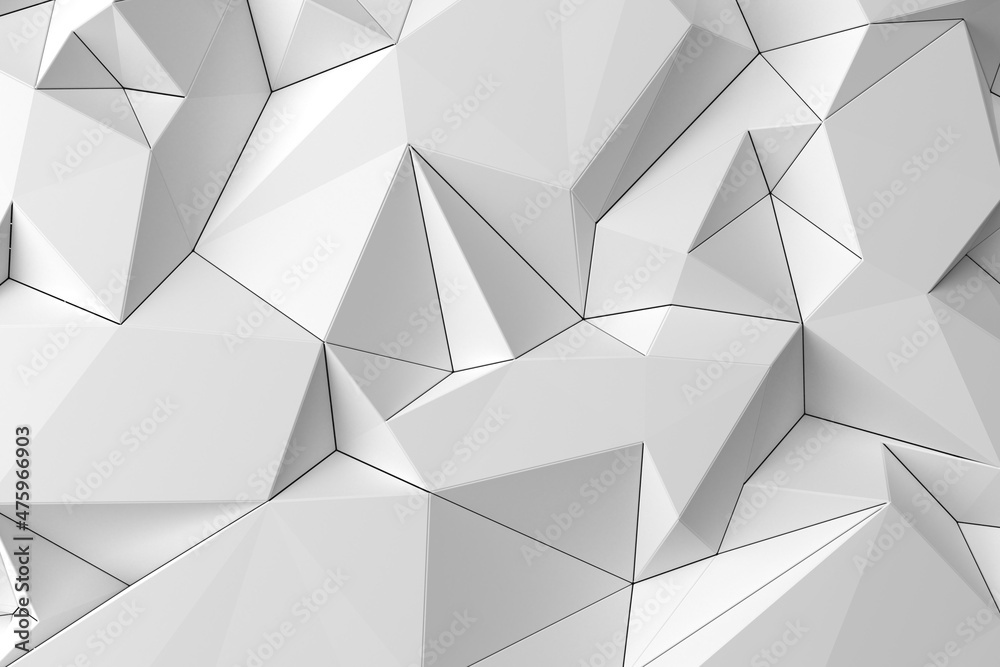 Wall mural abstract background of modern wall. 3d rendering.