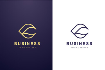 Initial Letter C Logo For Business or Media Company.