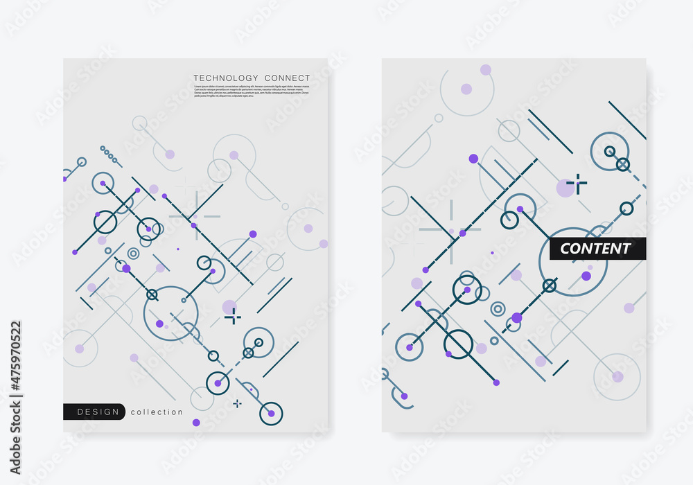 Poster Polygonal wire tech line. Cover network polygonal element. Data object graphic pattern structure. Vector design