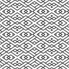 Seamless pattern with geometric shapes.