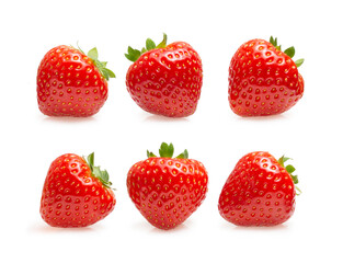 Strawberry berry fruit isolated on white background
