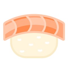 Vector illustration of Japanese food - sushi