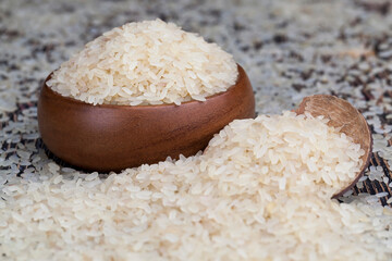 uncooked steamed rice for better taste and quality