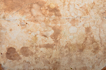 Old  page open book as background. Yellow dirty grunge paper