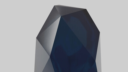 3D Illustration of Fantasy Crystal