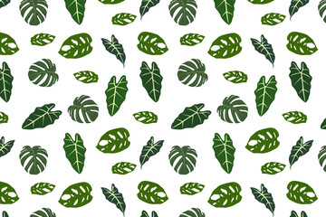 cute leaf seamless pattern