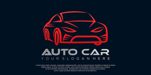 Car logo template vector illustration