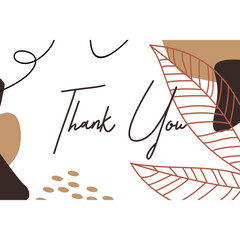 illustration vector graphic of thank-you note. fit for writing background, design background.