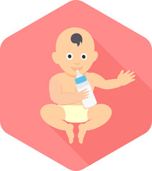 Baby Drinking Milk