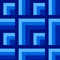 Obraz premium Seamless pattern - needlework - patchwork or patchwork. Design element