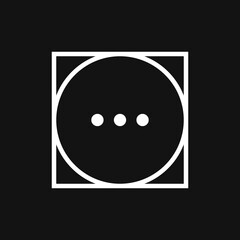 Tumble dry high heat icon, vector illustration, flat design