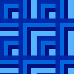 Obraz premium Seamless pattern - needlework - patchwork or patchwork. Design element