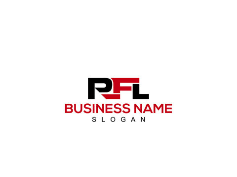 Initial PFL logo Icon, Letter pf monogram logo image