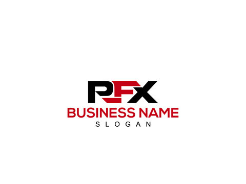 Initial PFX logo Icon, Letter pf monogram logo image