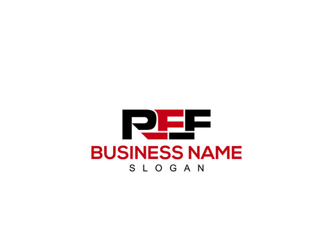Initial PFF logo Icon, Letter pf monogram logo image