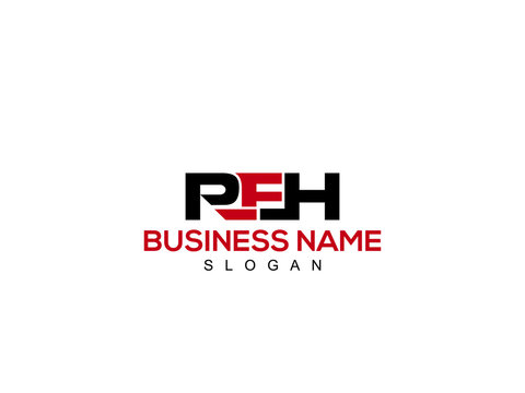 Initial PFH logo Icon, Letter pf monogram logo image