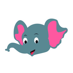 elephant icons symbol vector elements for infographic web