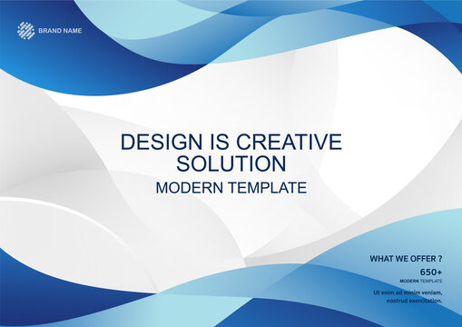 Template vector design for Brochure, Annual Report, Web design Poster, Corporate Presentation, Flyer, layout modern with size horizontal, Easy to use and edit.