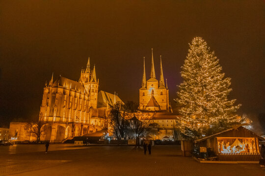 Weihnachtliche Entdeckungstour durch die wundersch&ouml;nen Altstadt von Erfurt - Th&uuml;ringen