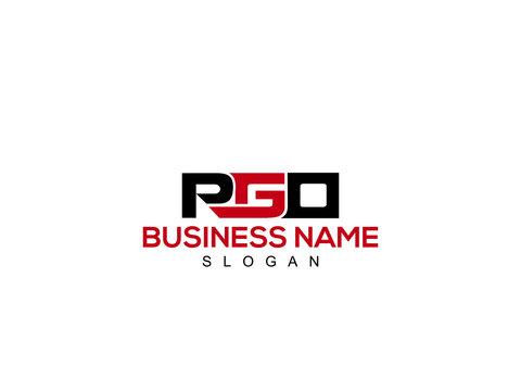 Initial letter PGO logo, Creative pg original monogram logo design