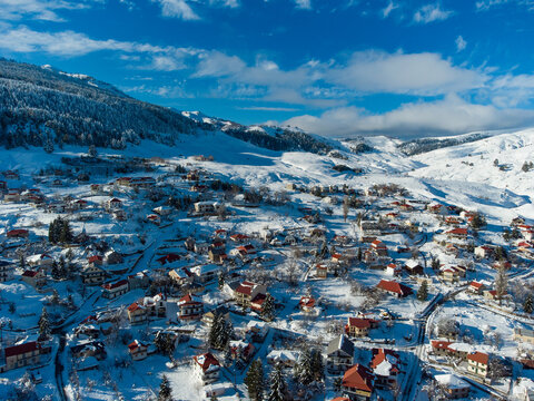 Samarina Village in Grevena, Greece. The highest village in the Balcans.