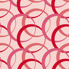 Illustration Seamless pattern on a square background - rings are colored. Design element