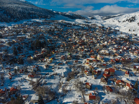Samarina Village in Grevena, Greece. The highest village in the Balcans.