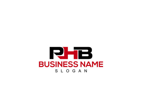 Creative PHB letter logo, Colorful ph original monogram logo icon vector