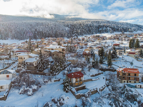 Samarina Village in Grevena, Greece. The highest village in the Balcans.