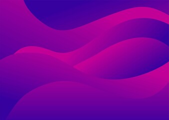 Abstract purple geometric background. Wavy geometric background. Trendy gradient shapes composition Paper cut style design. Vector