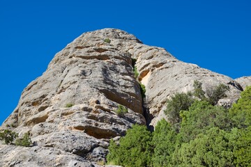 Rocky hills in Teruel