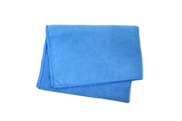 blue napkins isolated on white