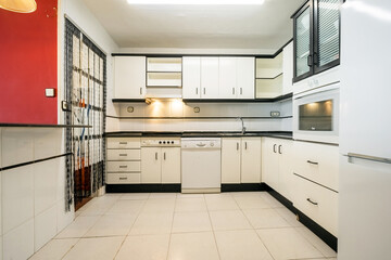 modern kitchen interior
