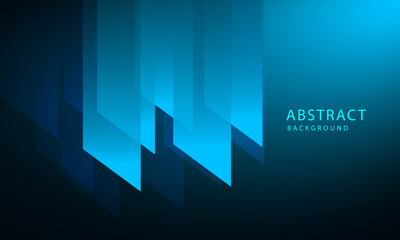 Vector Abstract, science, futuristic, energy technology concept. stripes lines with blue light, speed and motion blur over dark blue background.
