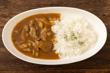 牛すじカレー　黒毛和牛