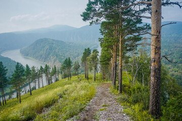 Mana loop in the Krasnoyarsk Krai in the summer