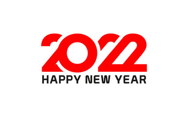  Illustration vector graphic of 2022 Happy New Year logo design template